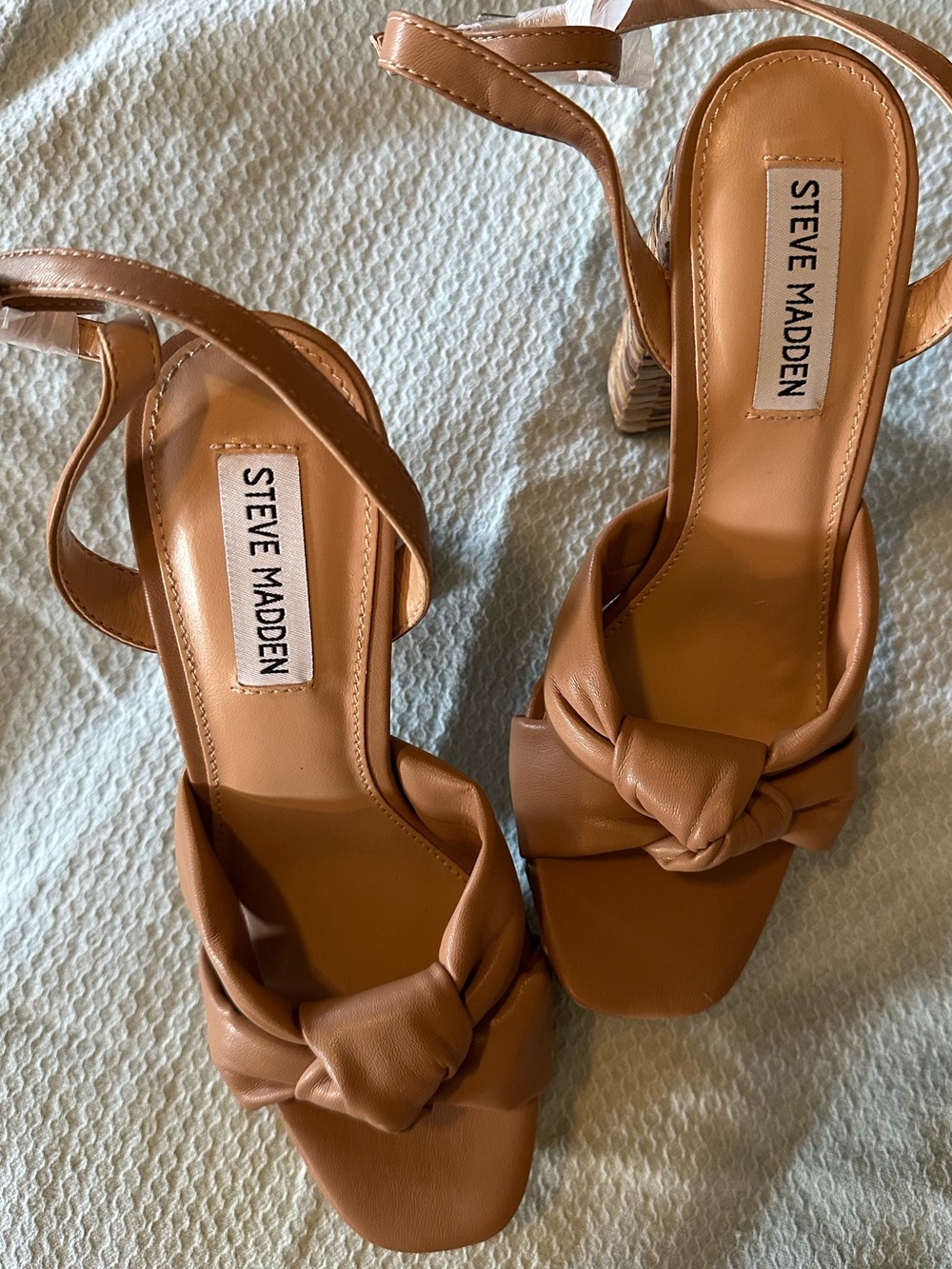 Steve Madden Lianna Platform Block Heel Ankle Strap Sandal Size 7M